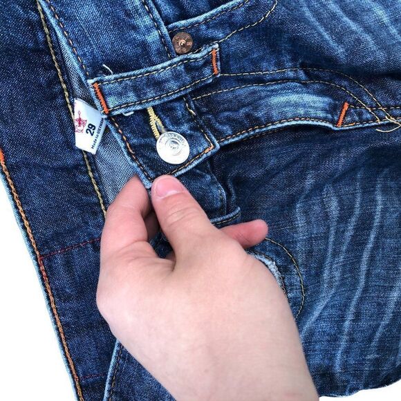 True Religion Jeans Size 29 SKINNY Blue - Picture 5 of 7